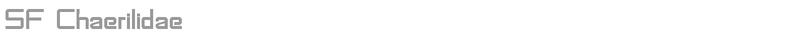 SF Chaerilidae font preview